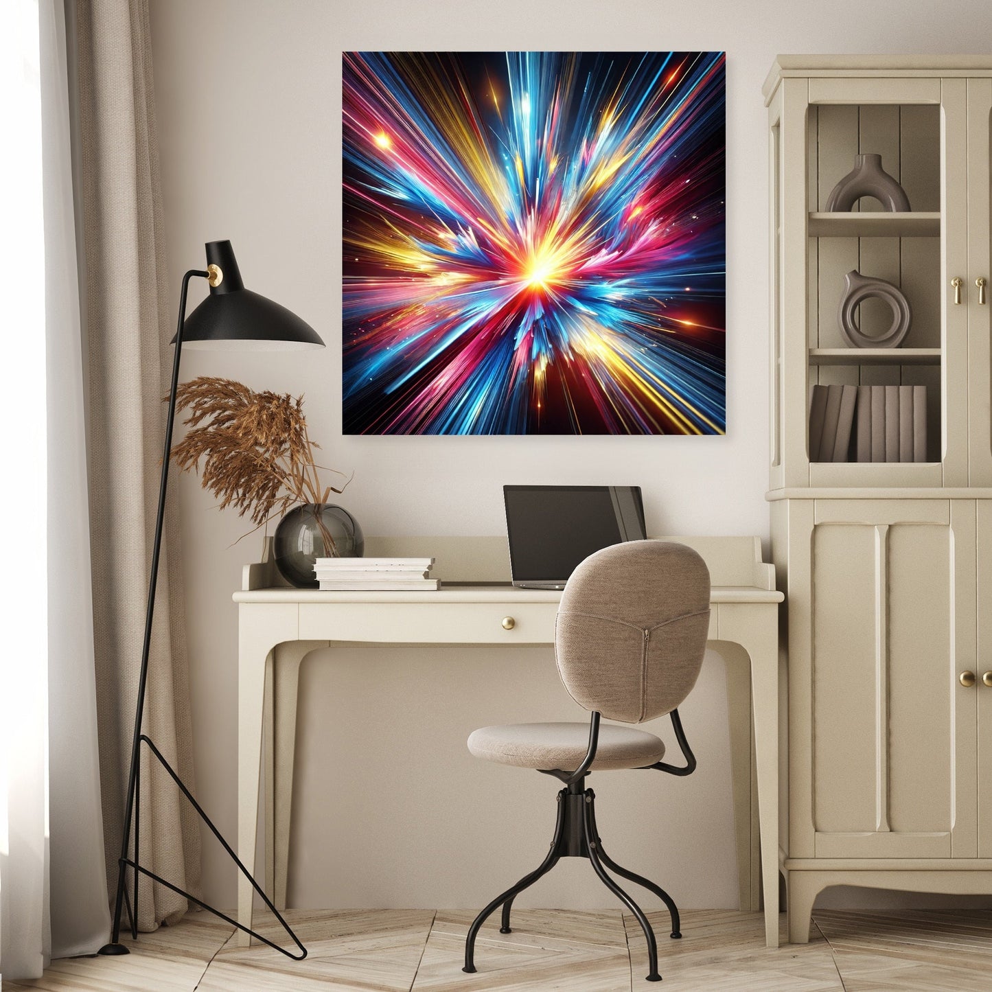 Light Explosion Burst Canvas