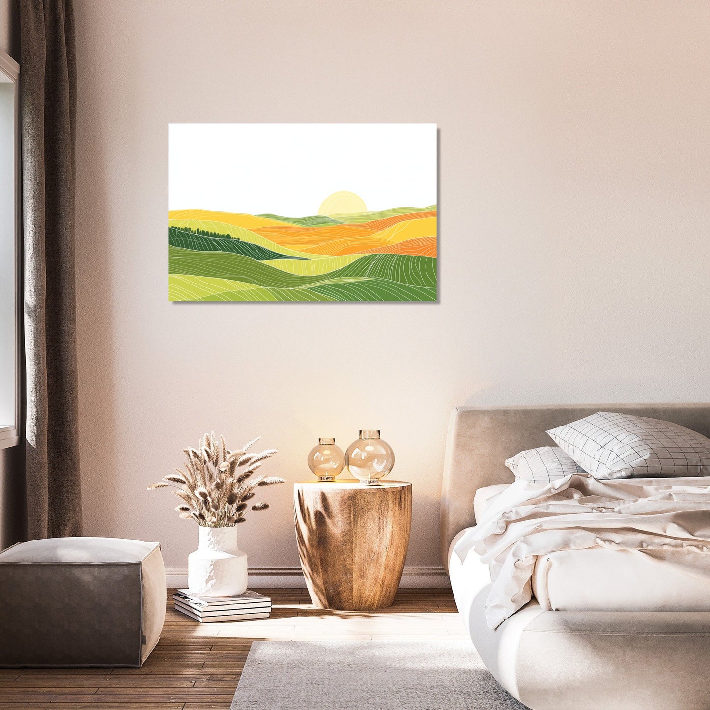 Dawn Fields Canvas