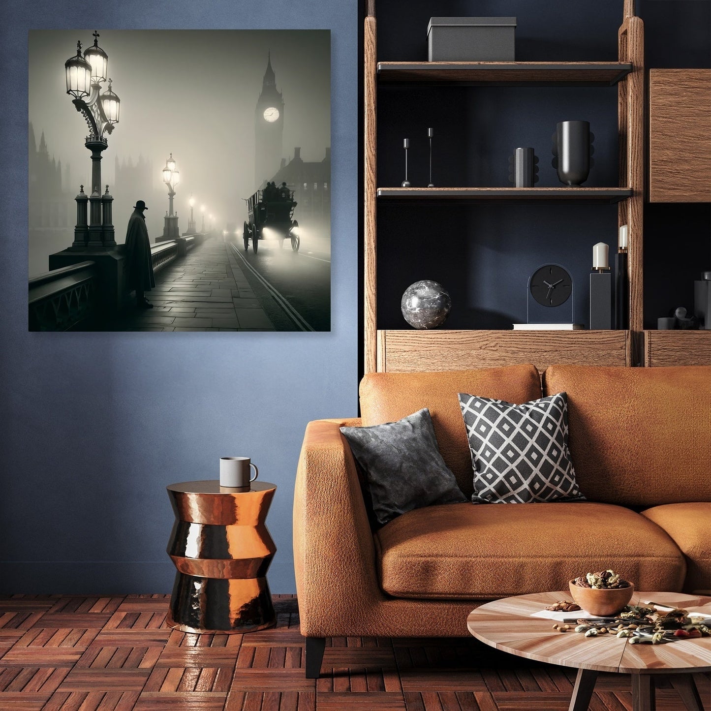 Misty Dawn on Westminster Canvas