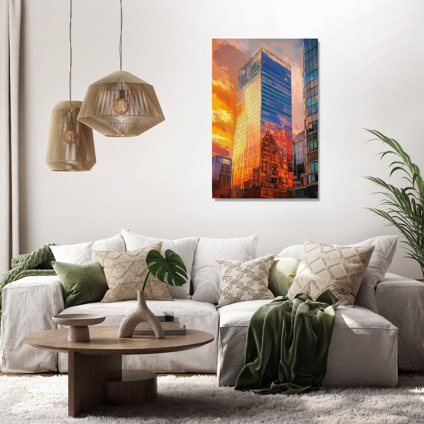Canary Wharf Tower Canvas