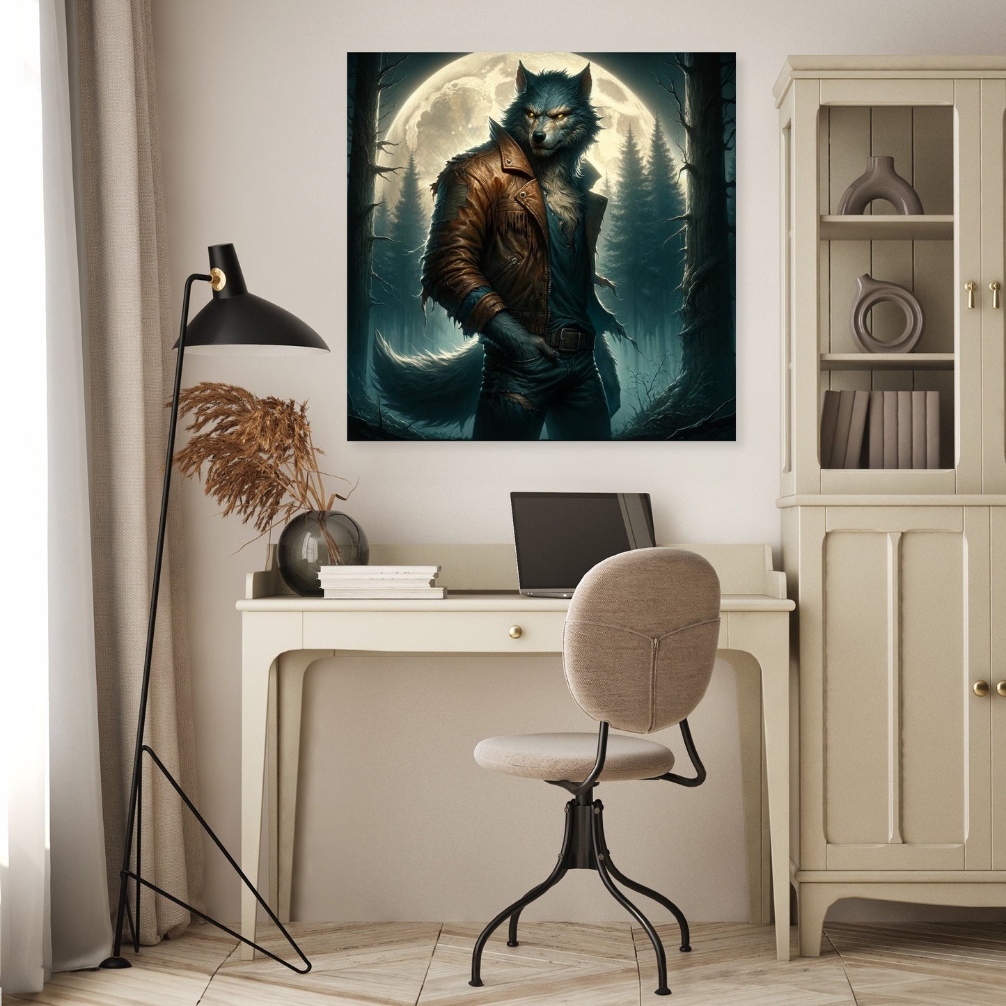 Lunar Guardian Canvas