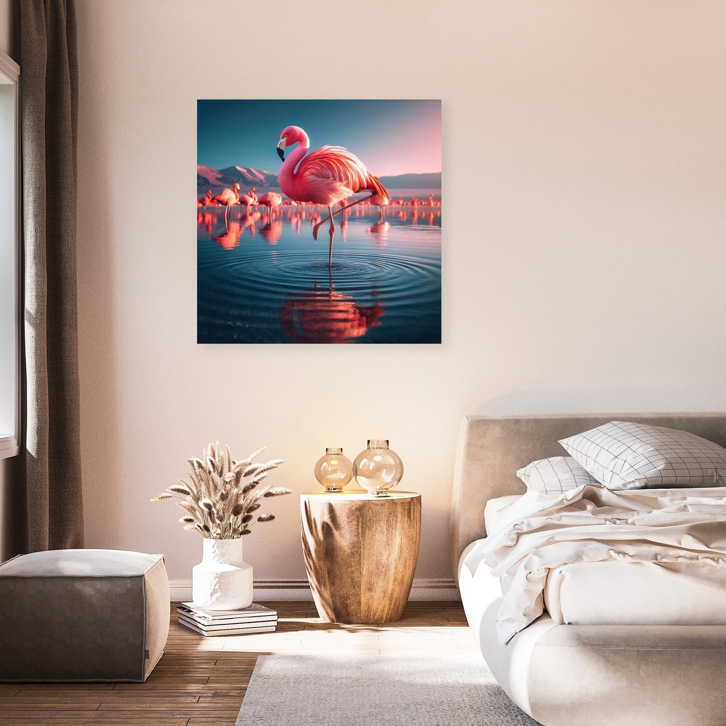 Flamingo Grace Canvas