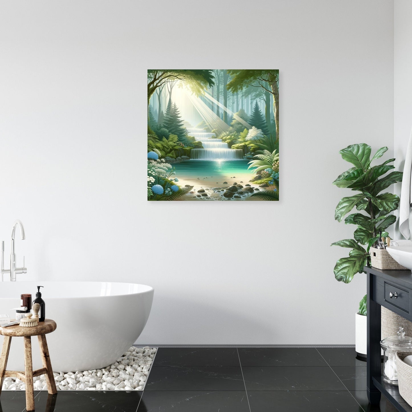Enchanted Waterfall Canvas
