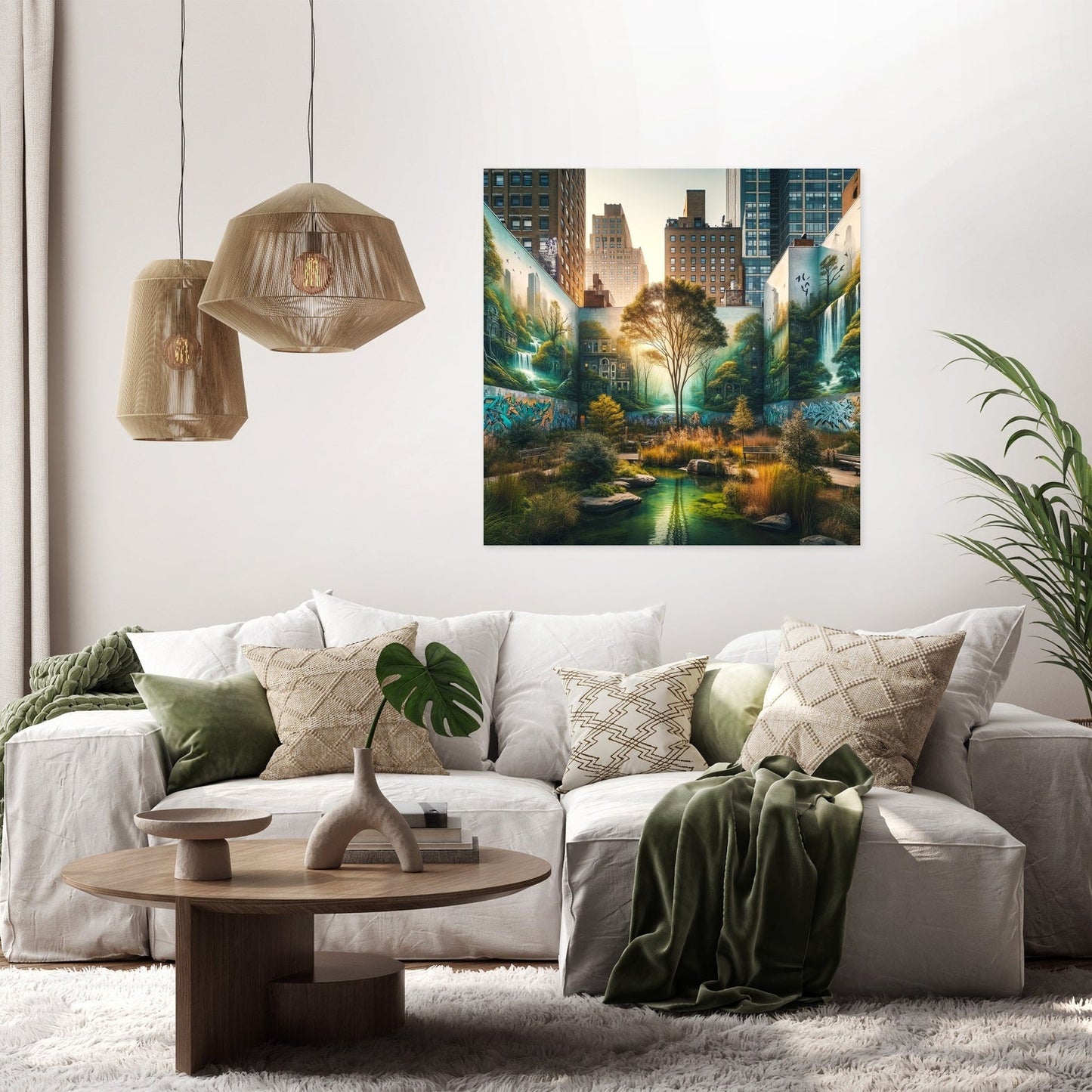 Urban Oasis Canvas