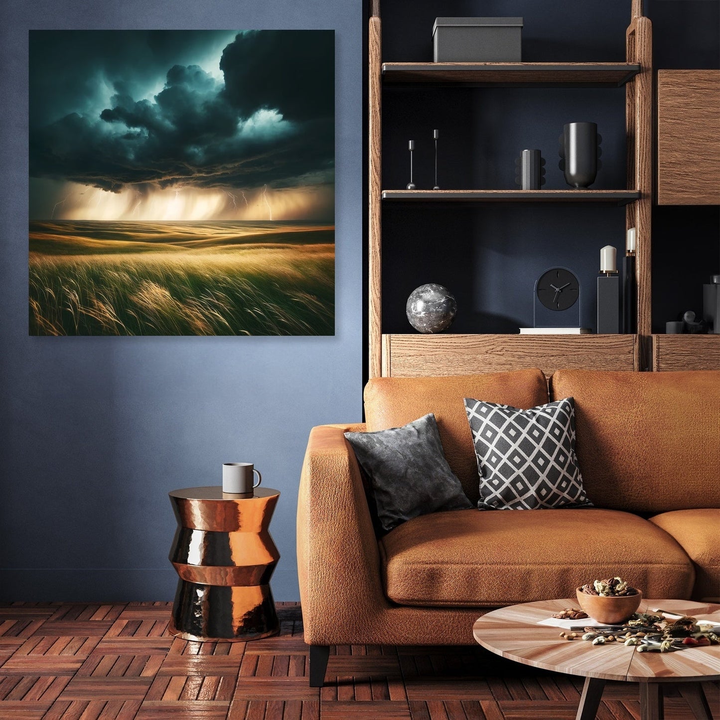 Thunderstorm Prairie Canvas