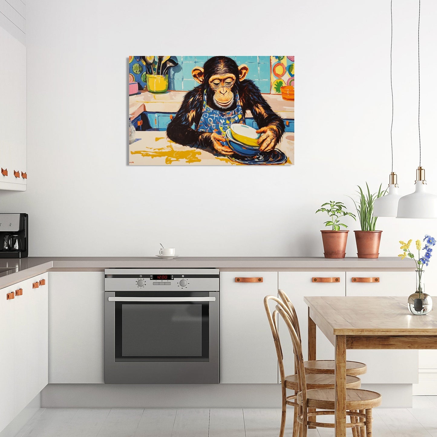 Joyful Chimp Canvas