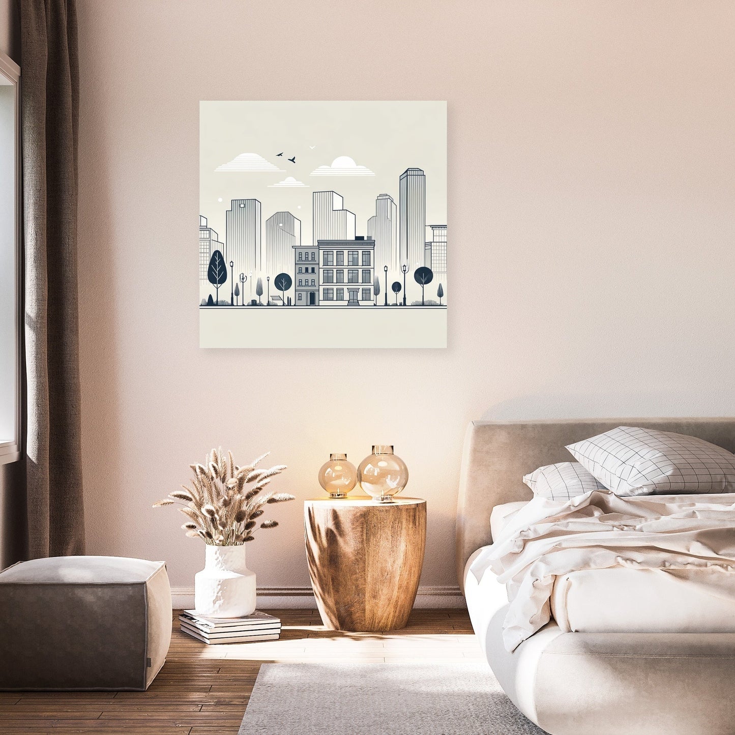 Dusk City Elegance Canvas