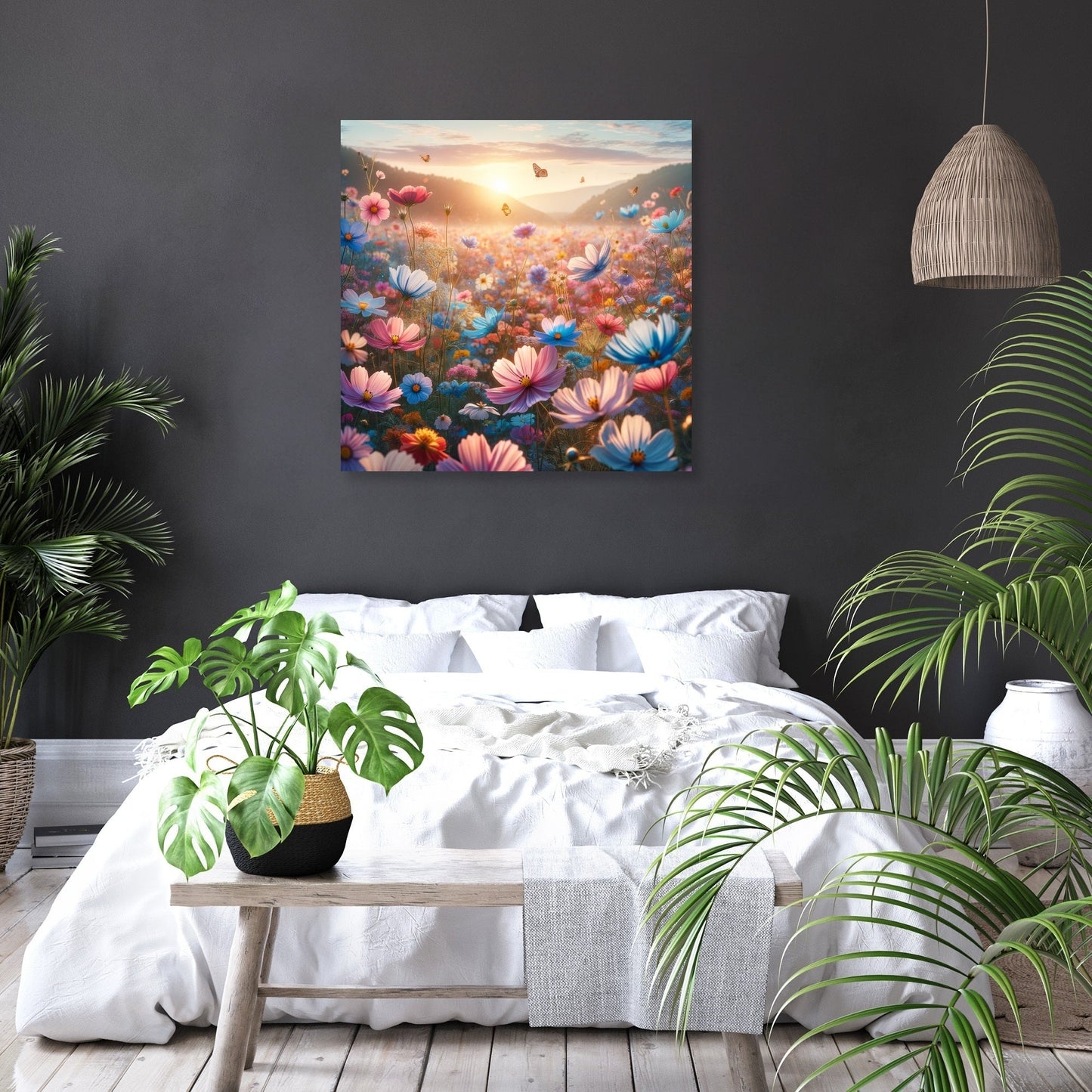 Afternoon Wildflower Canvas