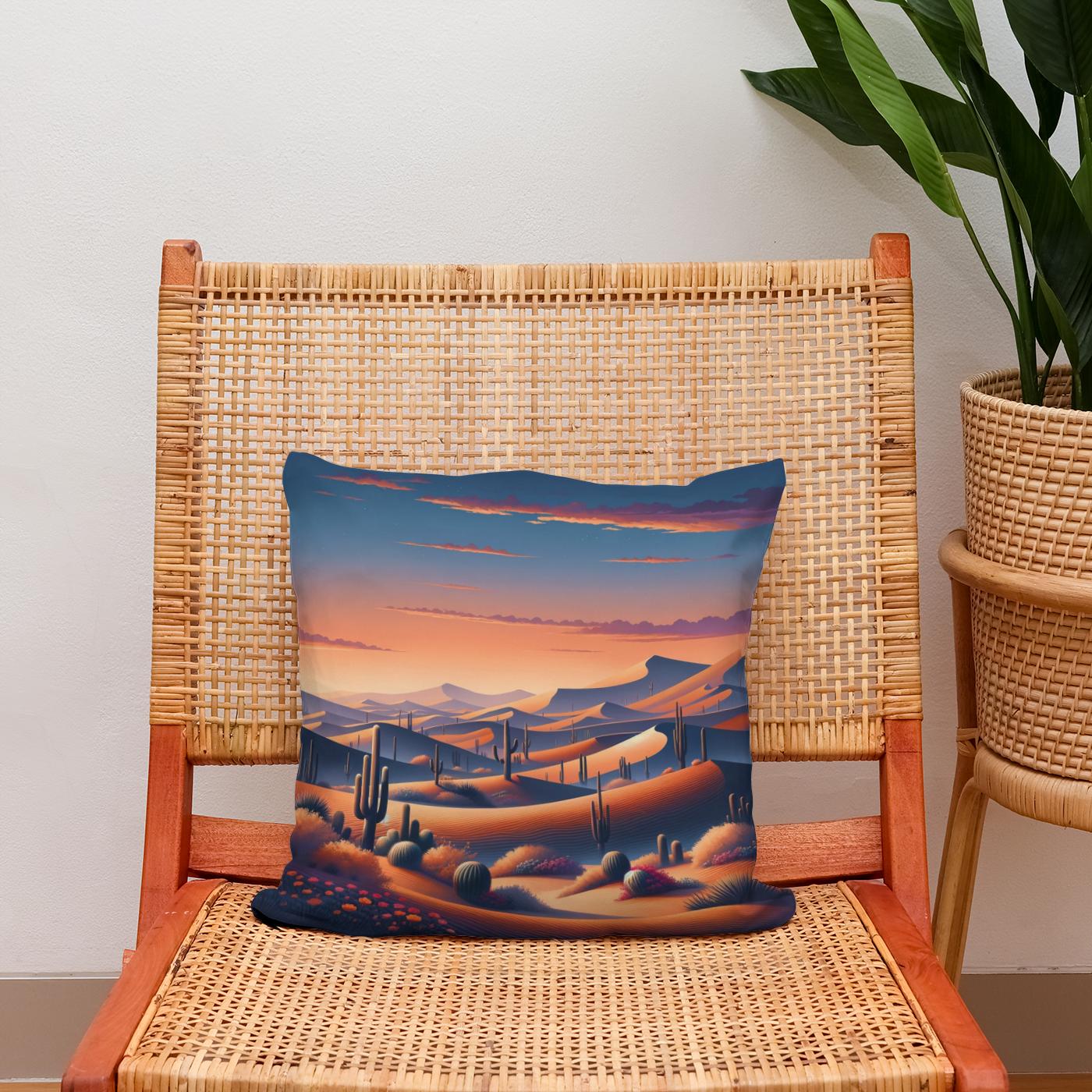 Twilight Dunes Cotton Cushion