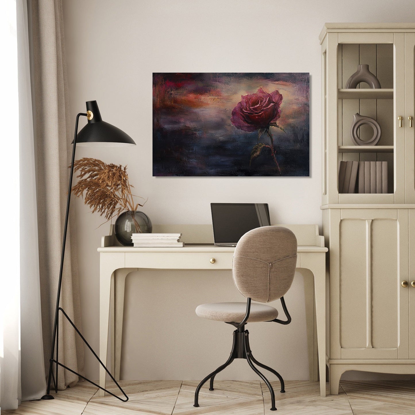 Twilight Rose Canvas