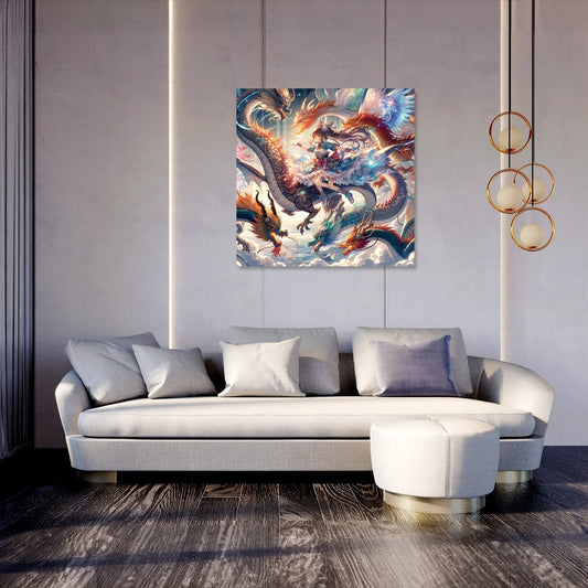 Elemental Dragon Dance Canvas