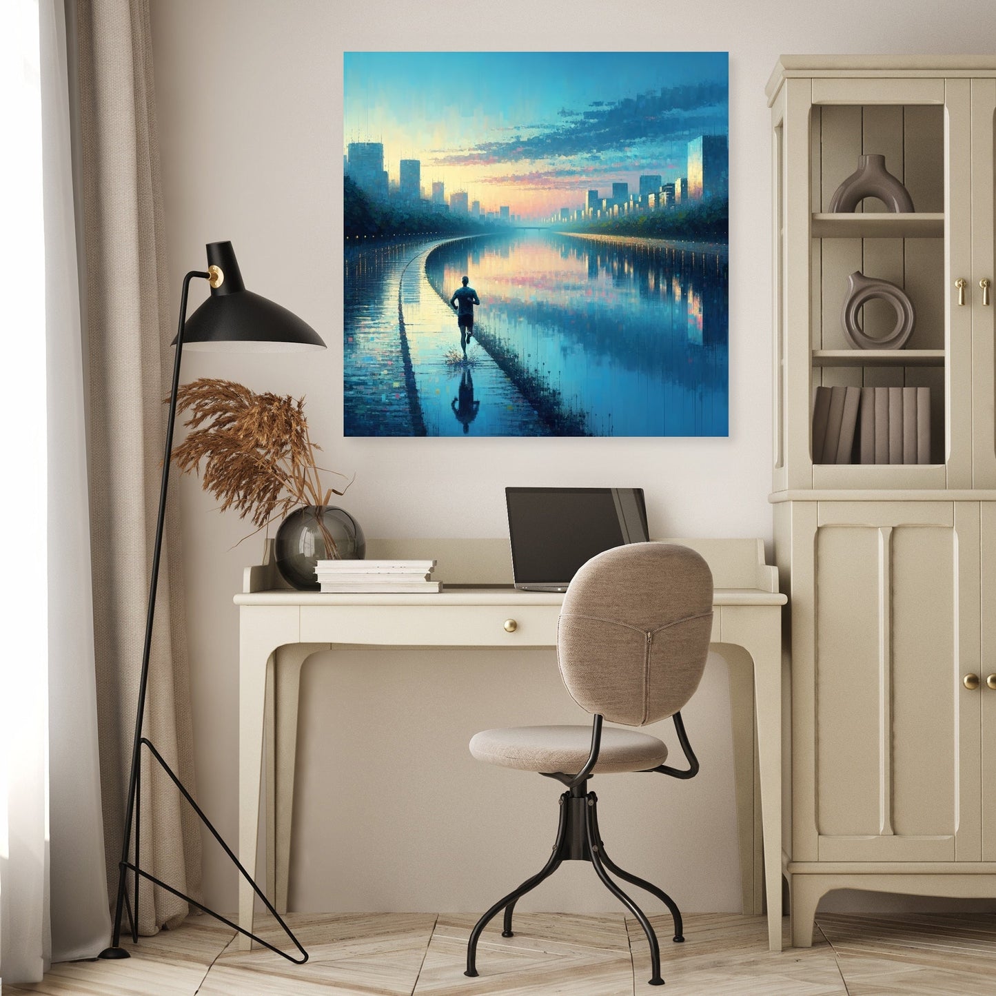 Summer Dawn Jog Serenity Canvas