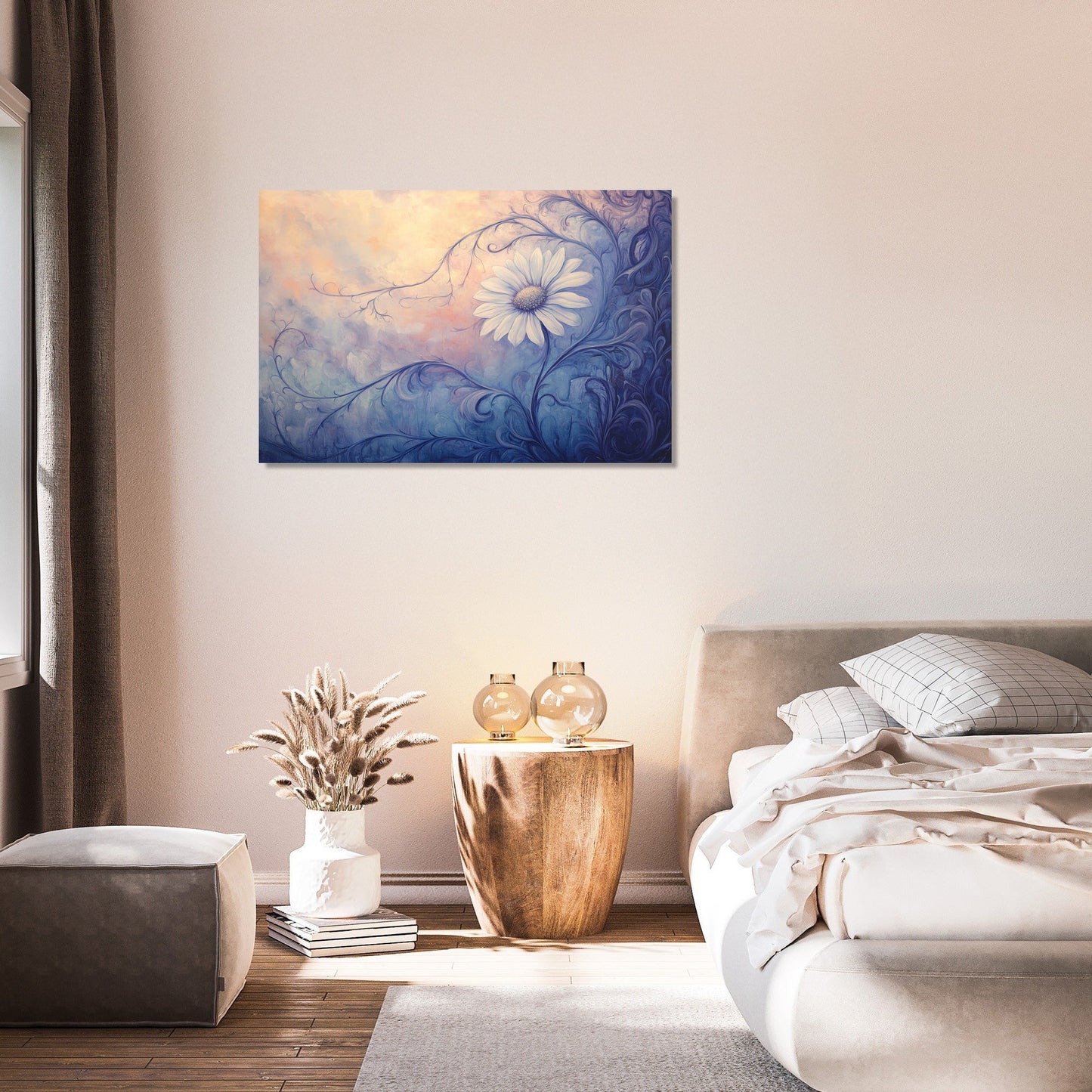 Melancholic Daisy Canvas