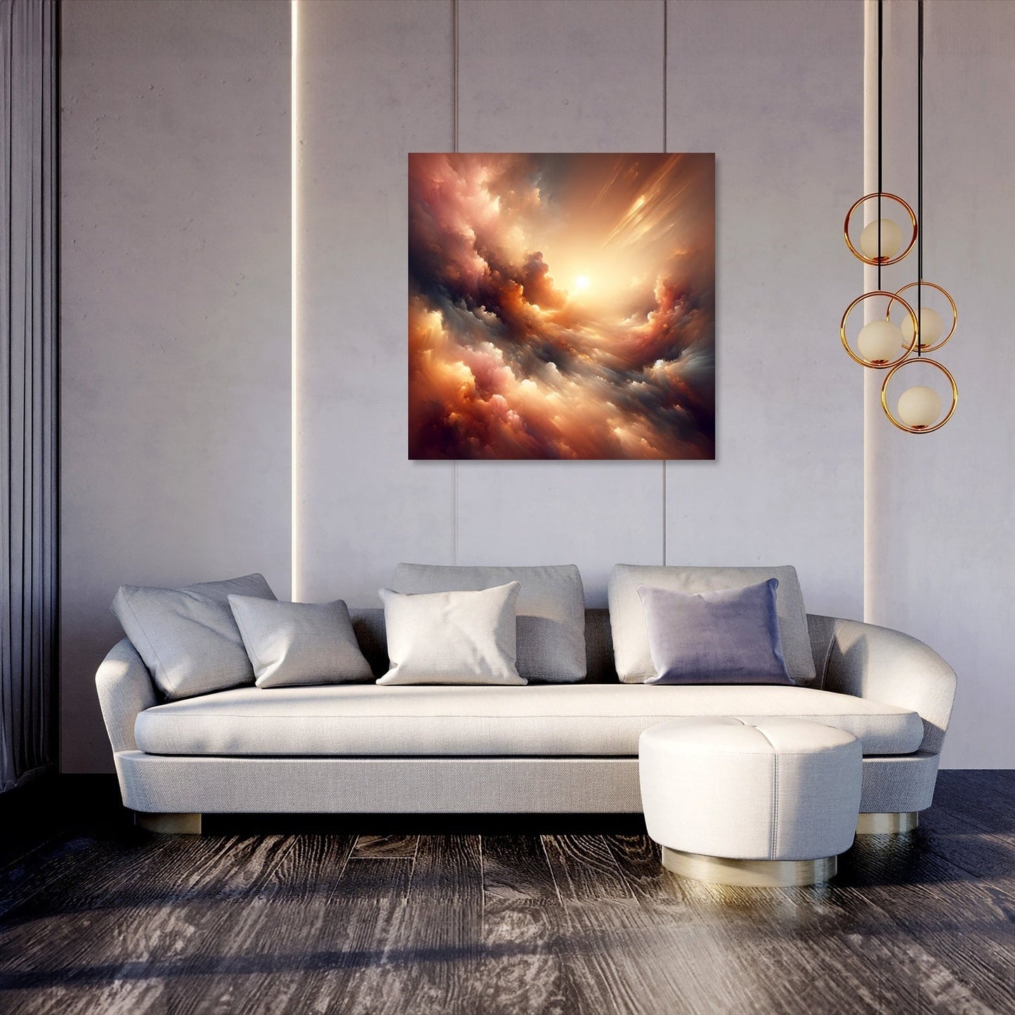 Golden Hour Serenity Canvas