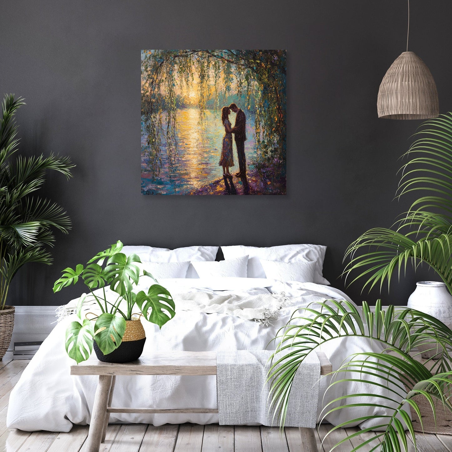 Me and You: Enchanted Lovers Canvas