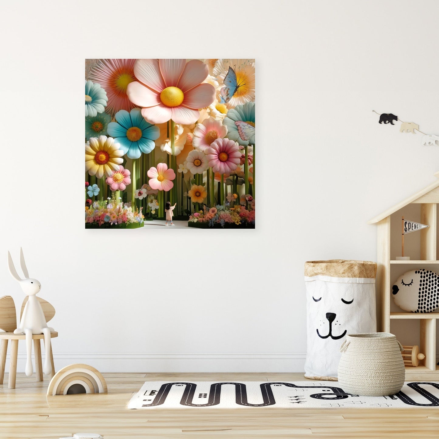 Whimsical Garden Canvas