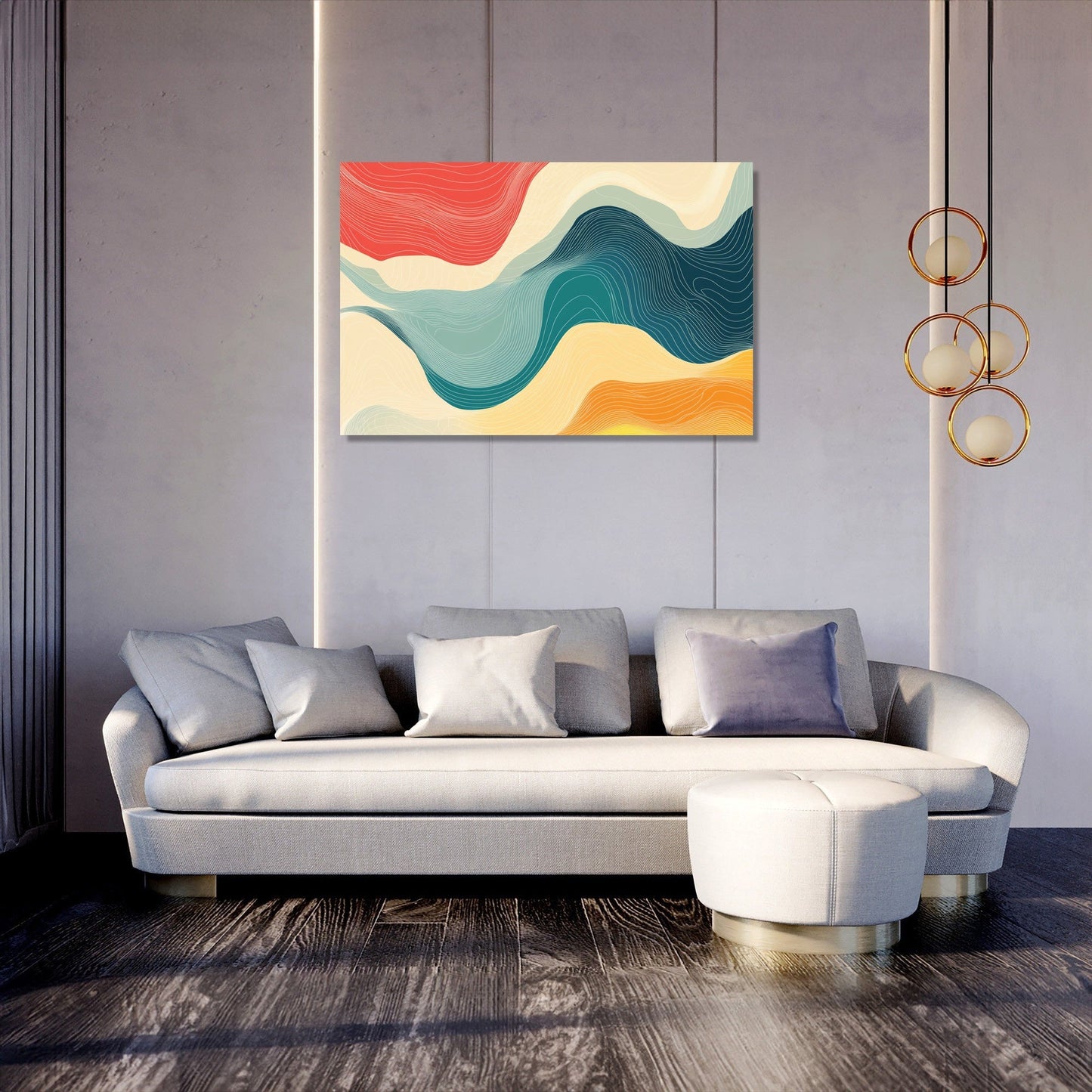 Flowing Nature Harmony Canvas