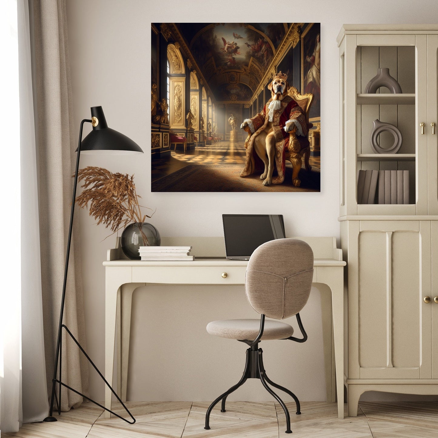 Baroque Labrador Royalty Canvas