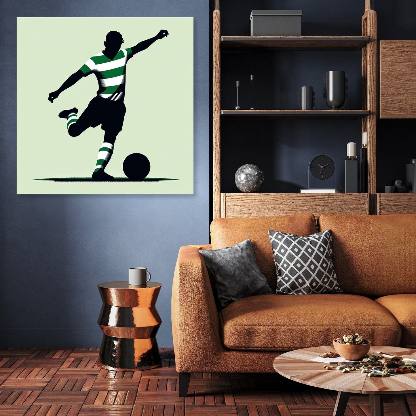 Celtic Free Kick Canvas
