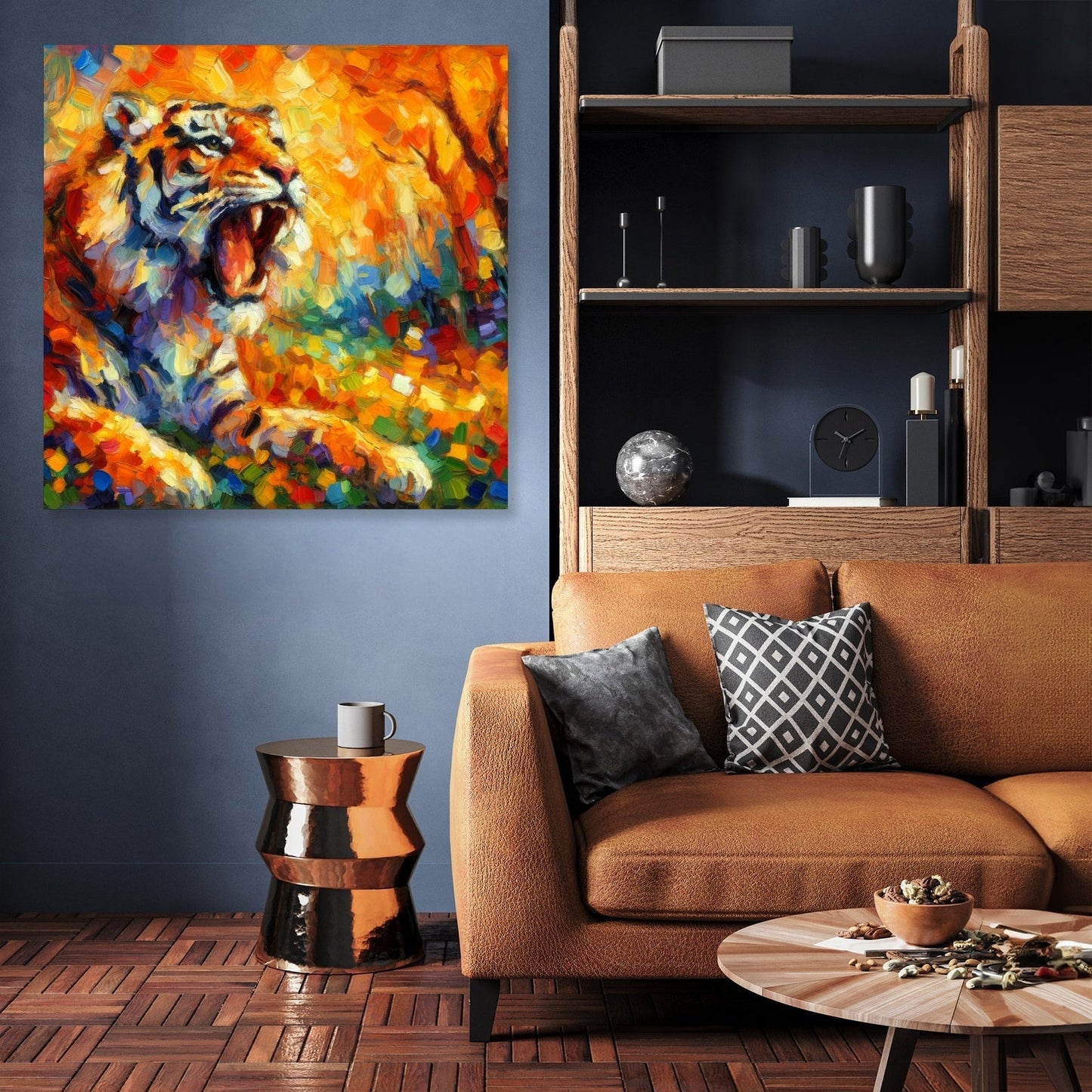 Majestic Tiger Roar Canvas