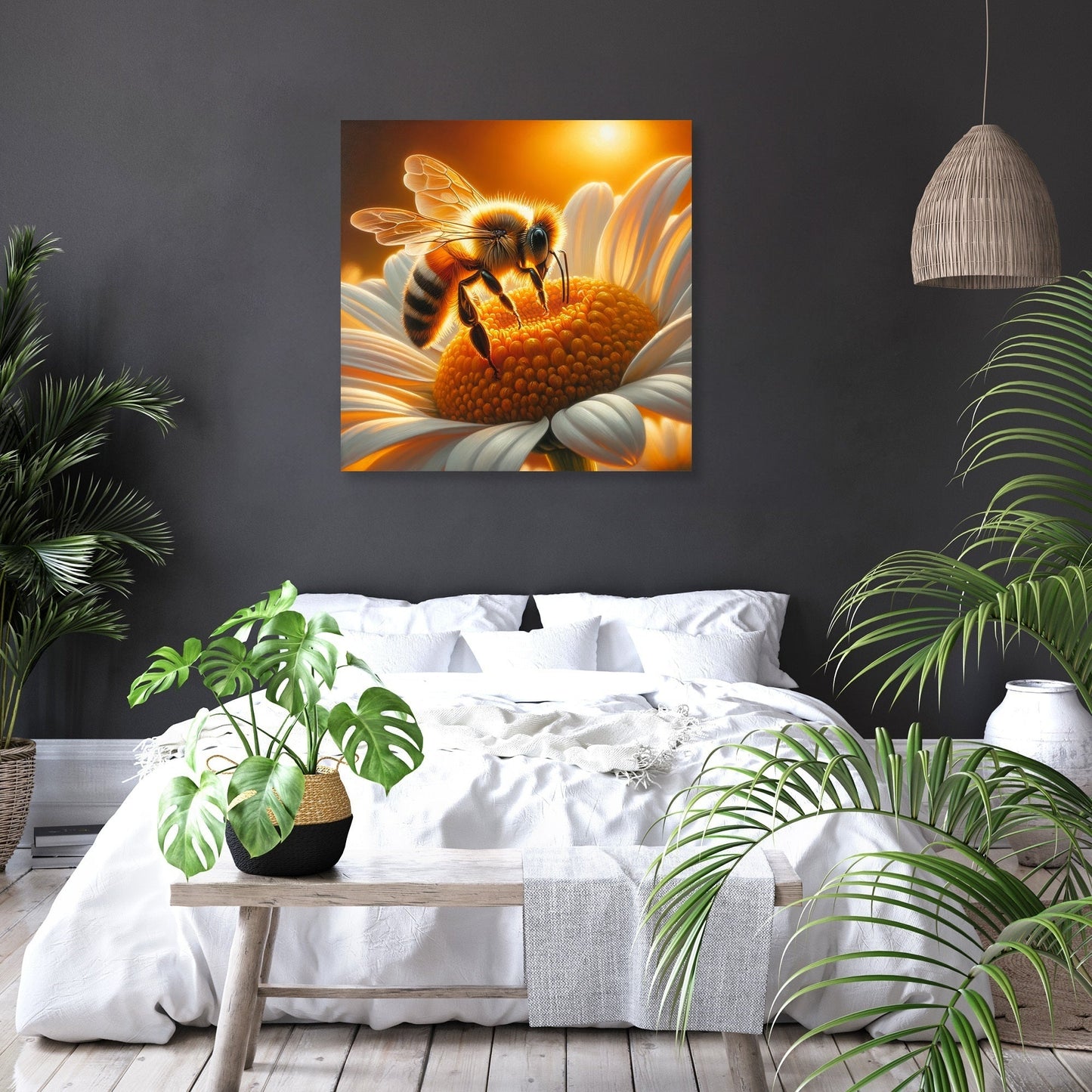 Gentle Guardian Bee Canvas