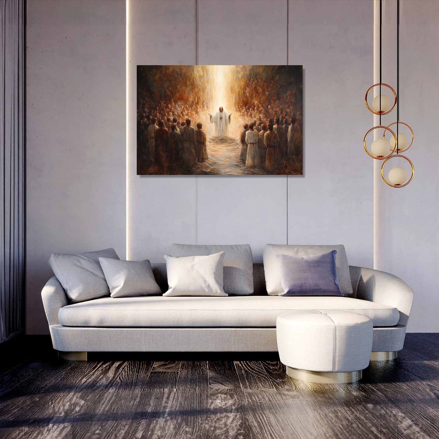 Saint David’s Sermon Canvas