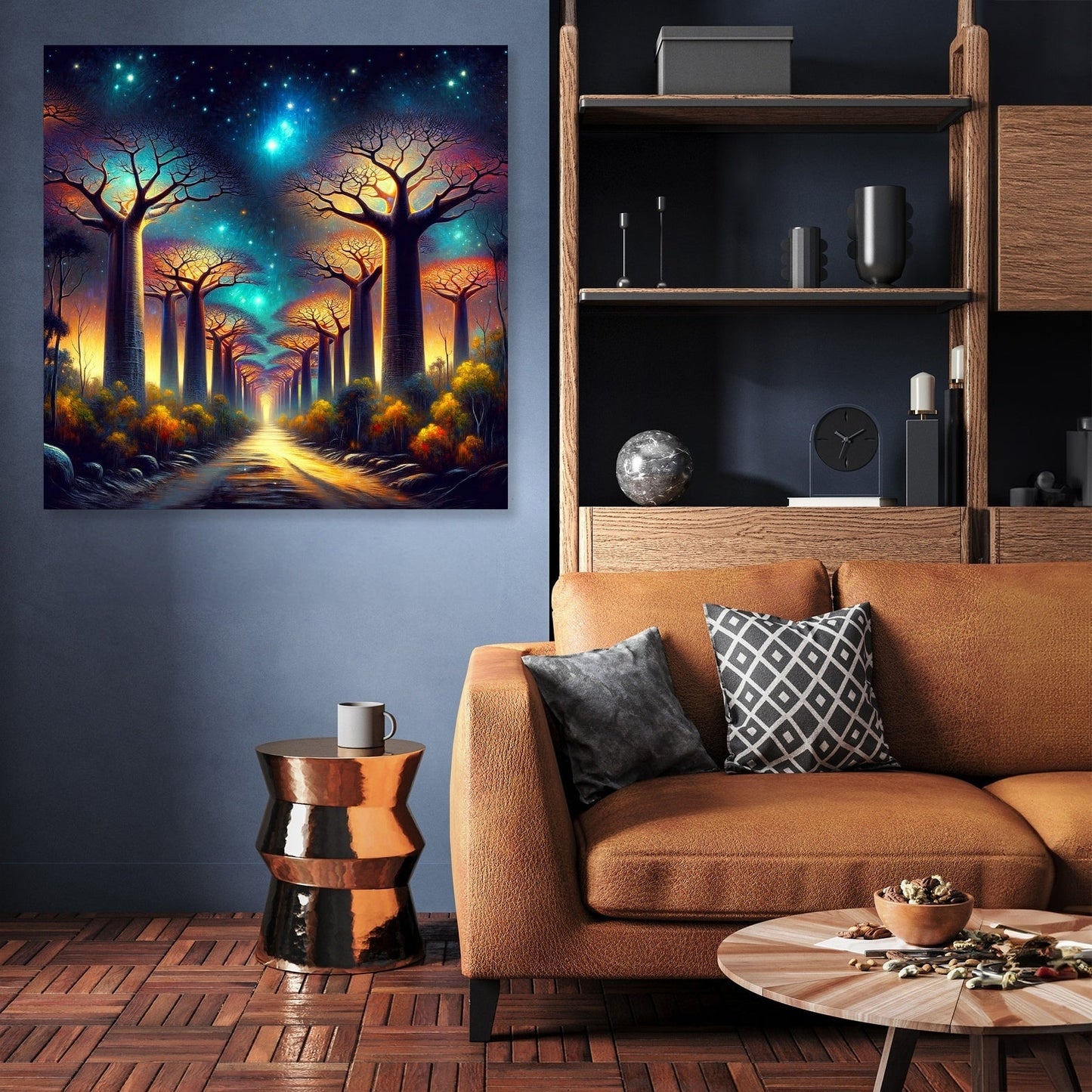 Avenue of the Baobabs Mystique Canvas