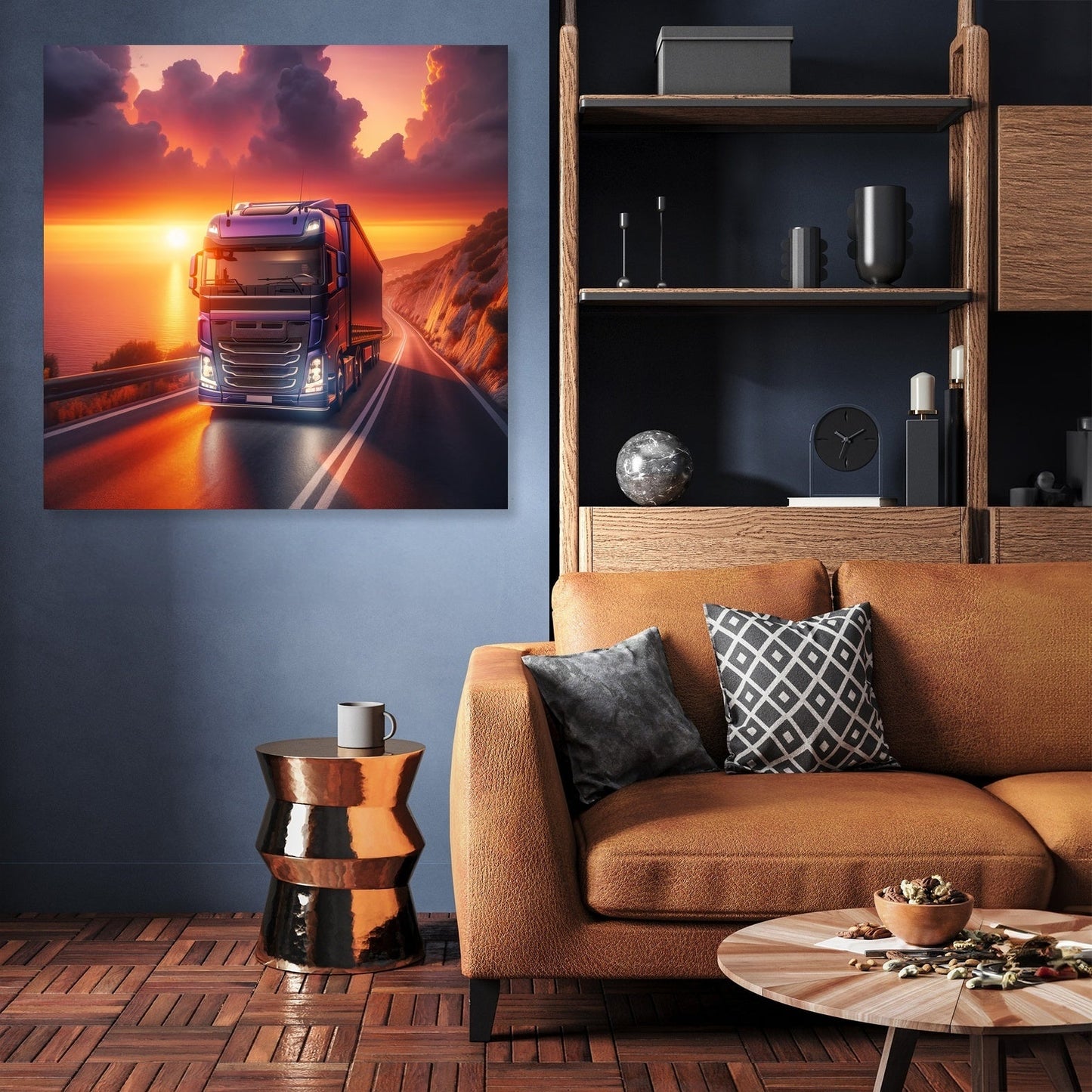 Coastal Sunset Journey Canvas