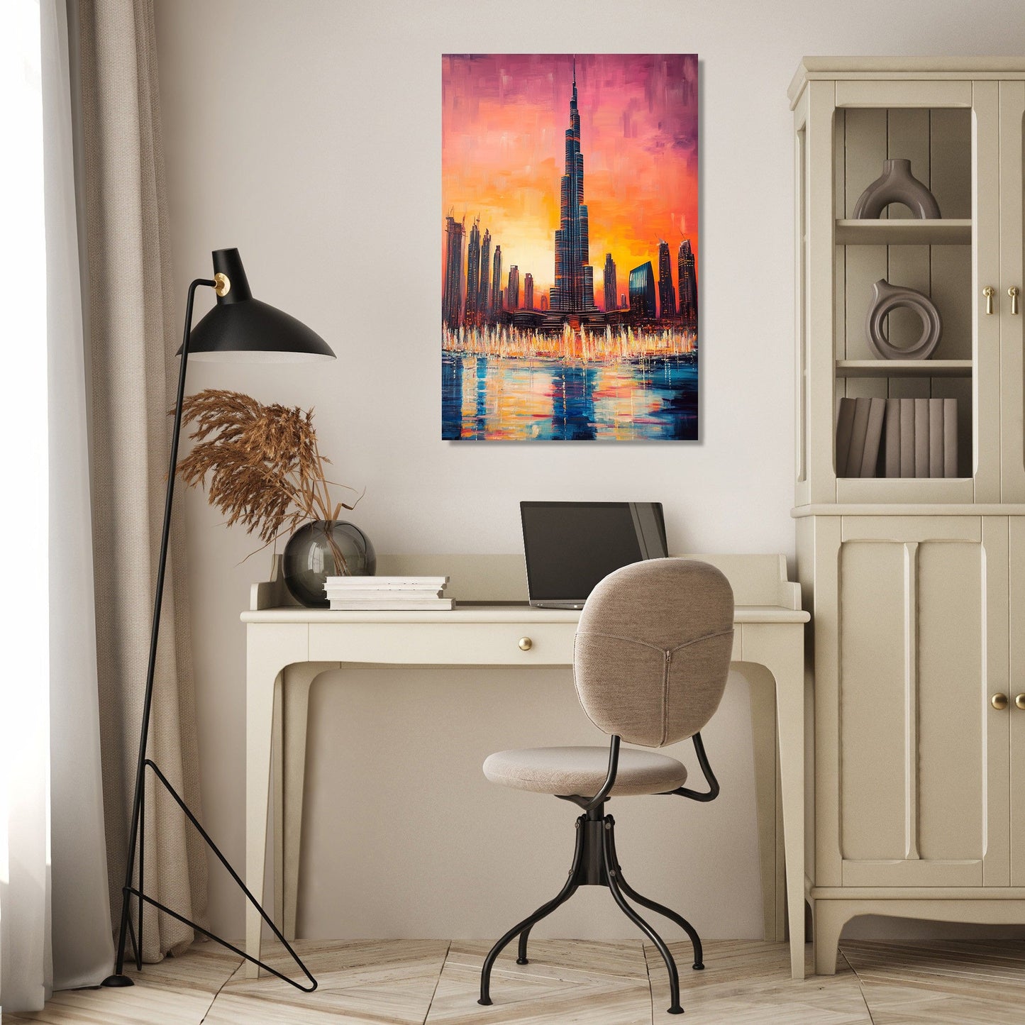 Burj Khalifa Sunrise Canvas