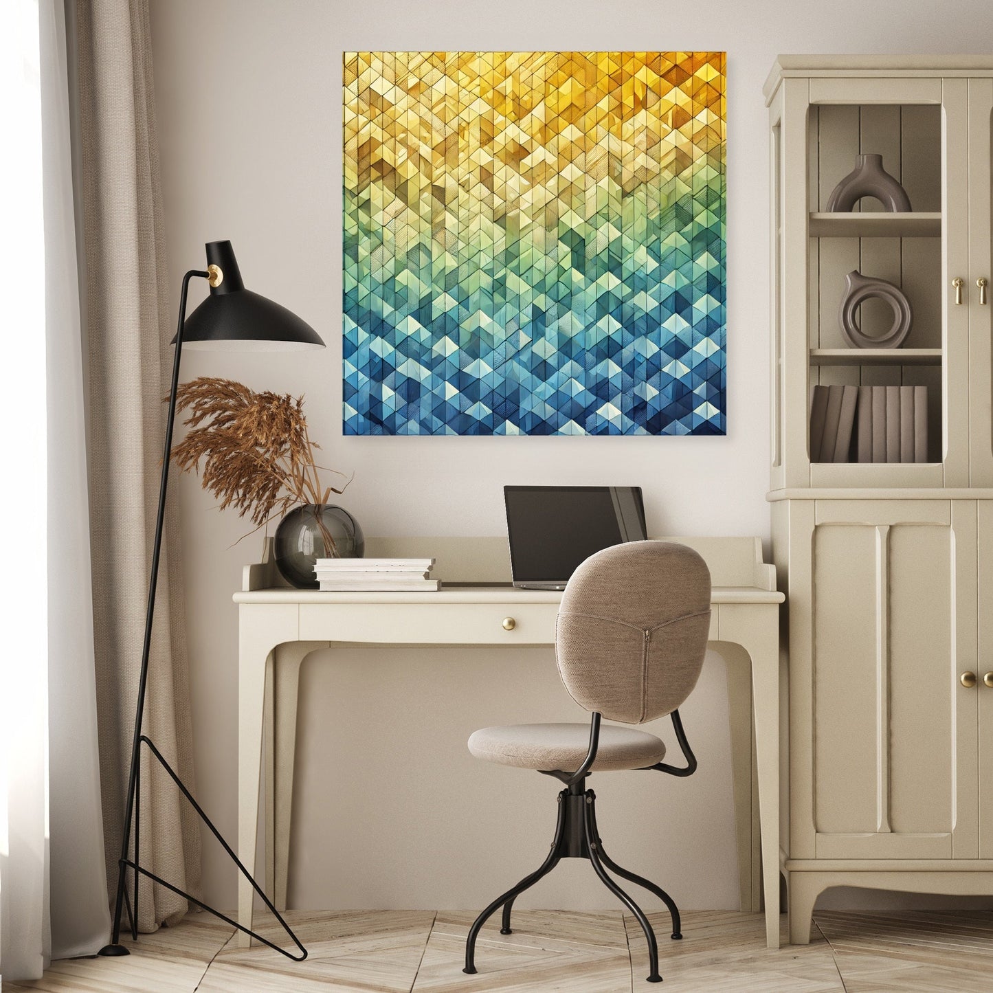 Gradient Mosaic Canvas