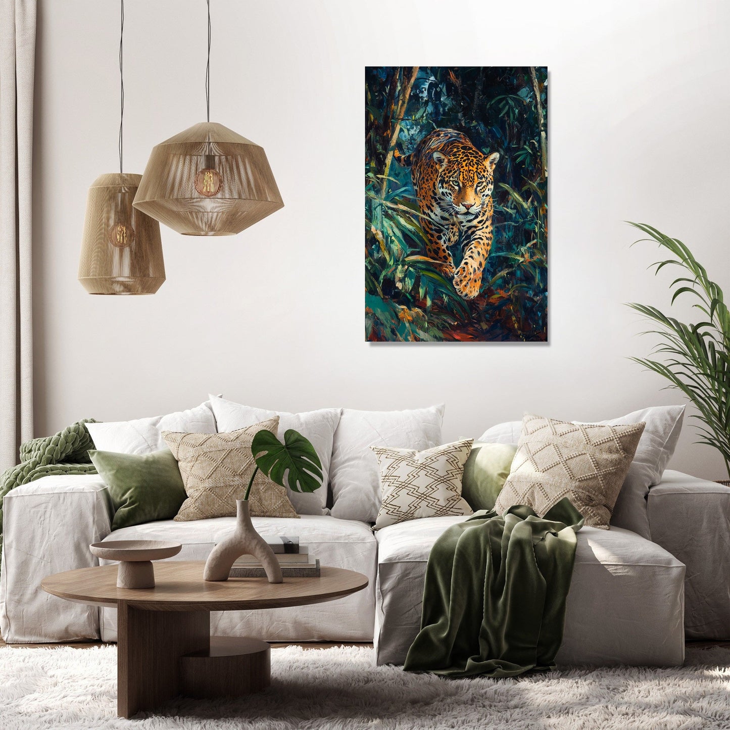 Jaguar's Shadow Canvas