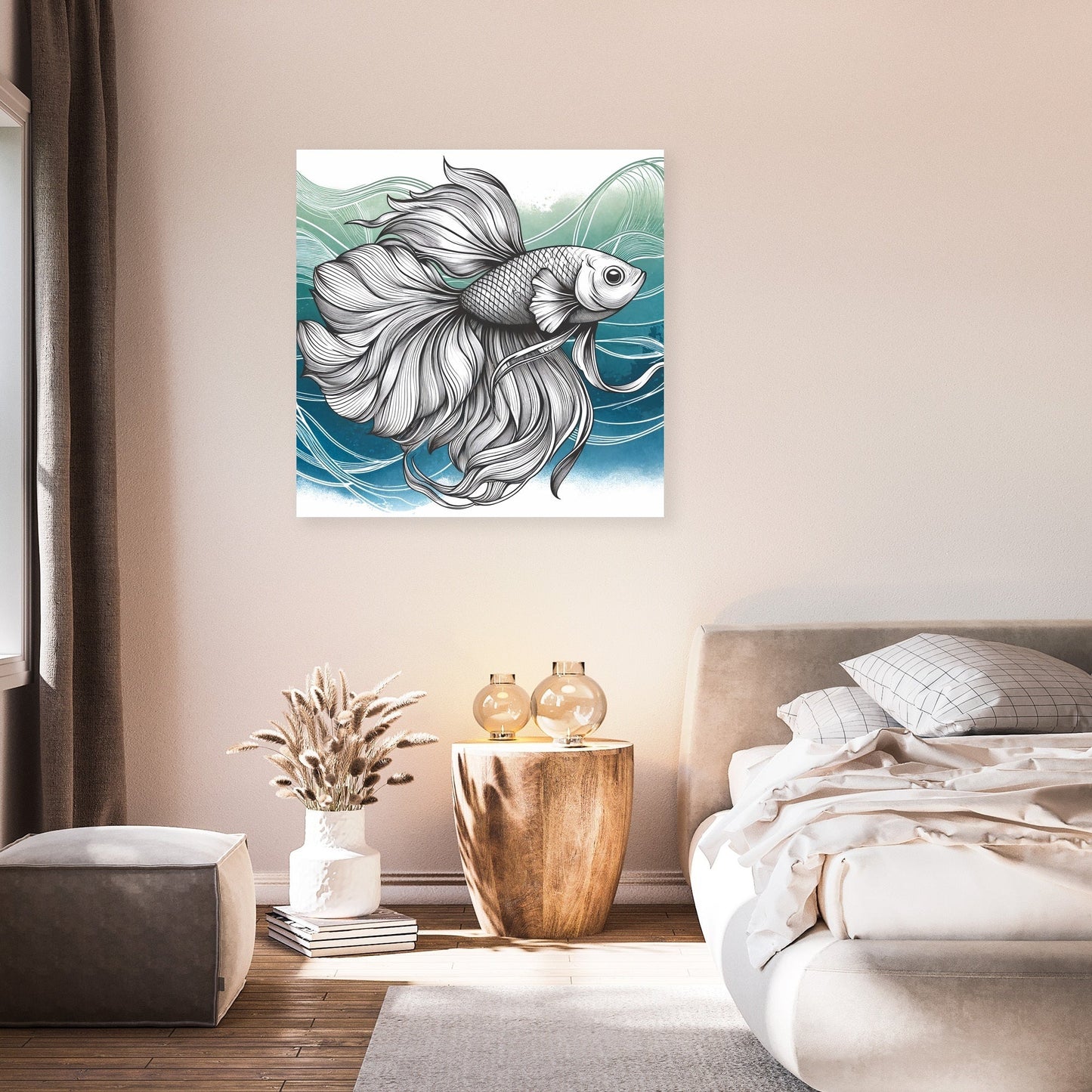 Graceful Swimmer Canvas