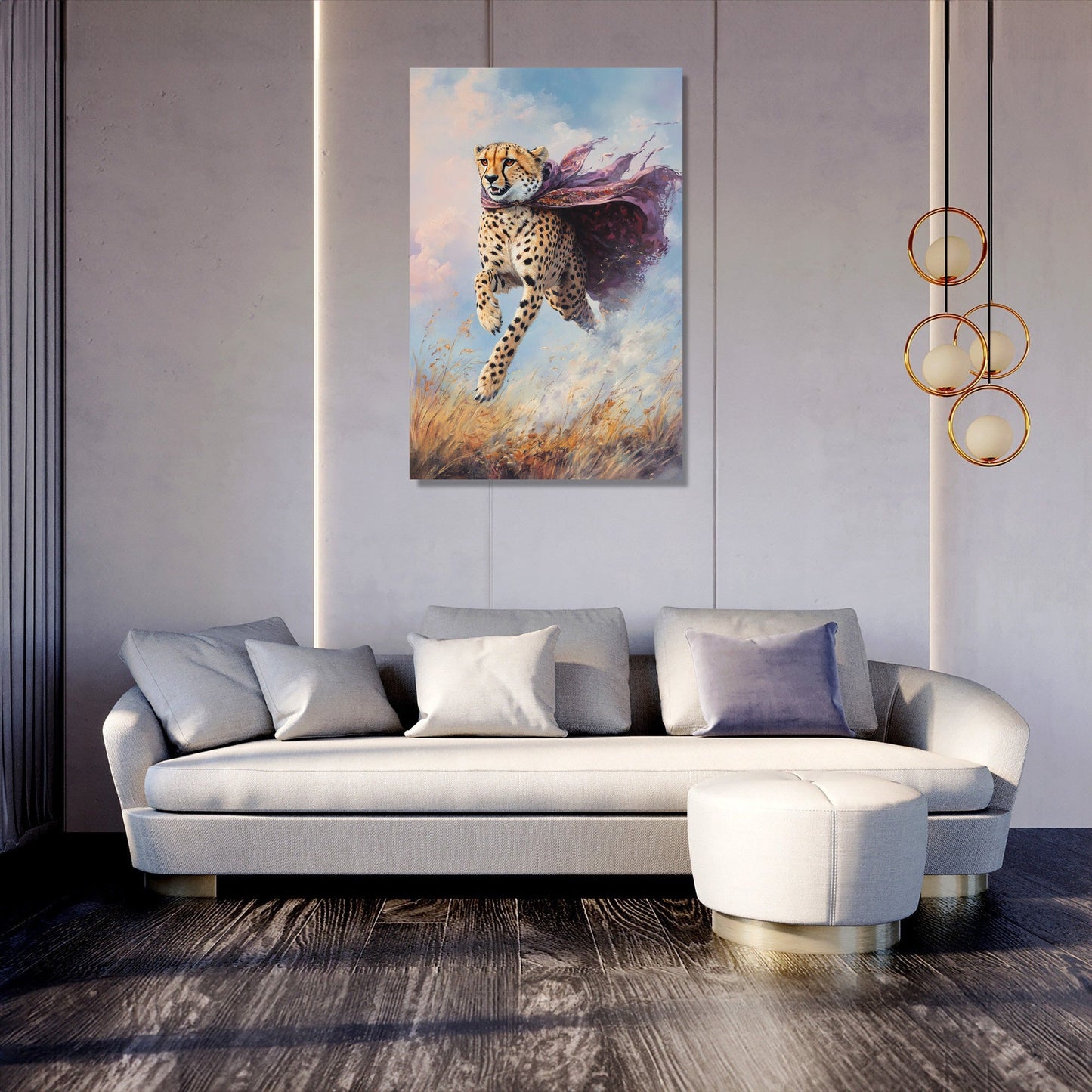 Cheetah’s Flight Canvas