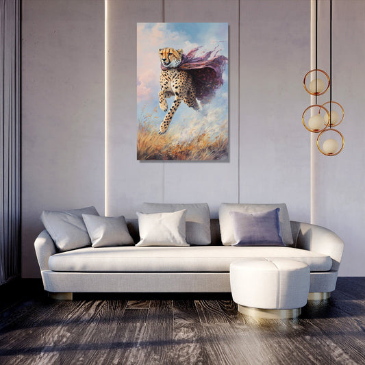 Cheetah’s Flight Canvas