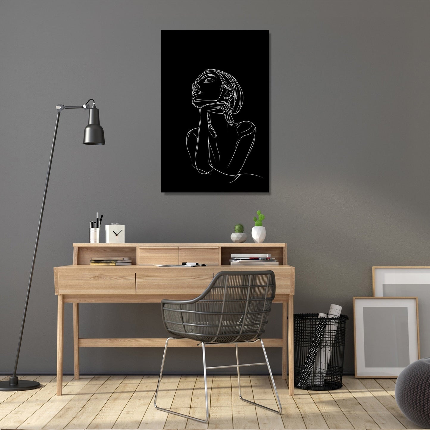 Silhouette Elegance Canvas