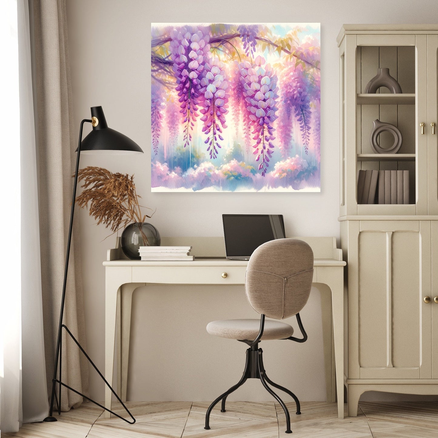 Wisteria Garden Canvas