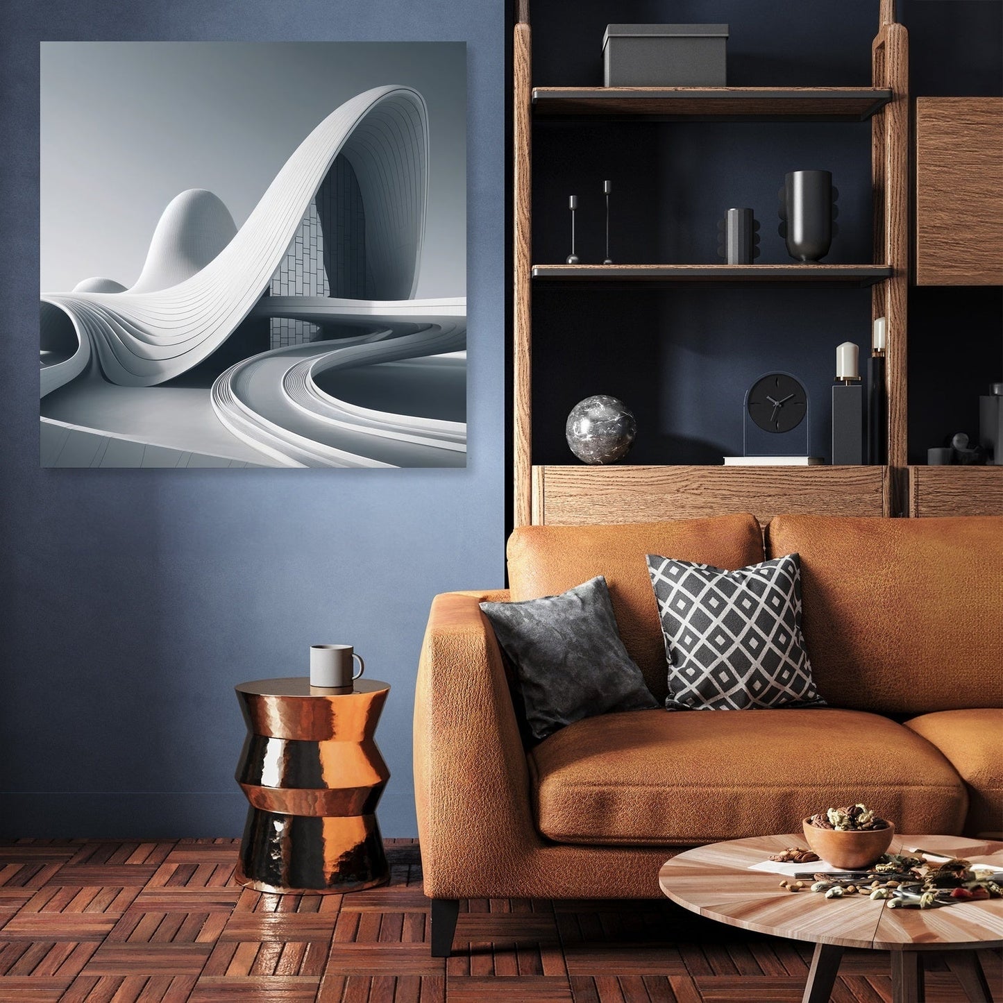 Sculptural Flow Canvas
