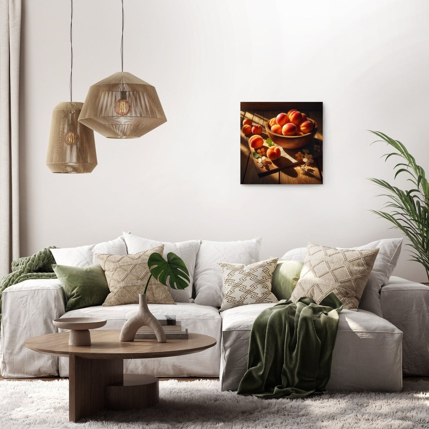 Sunlit Apricots Canvas