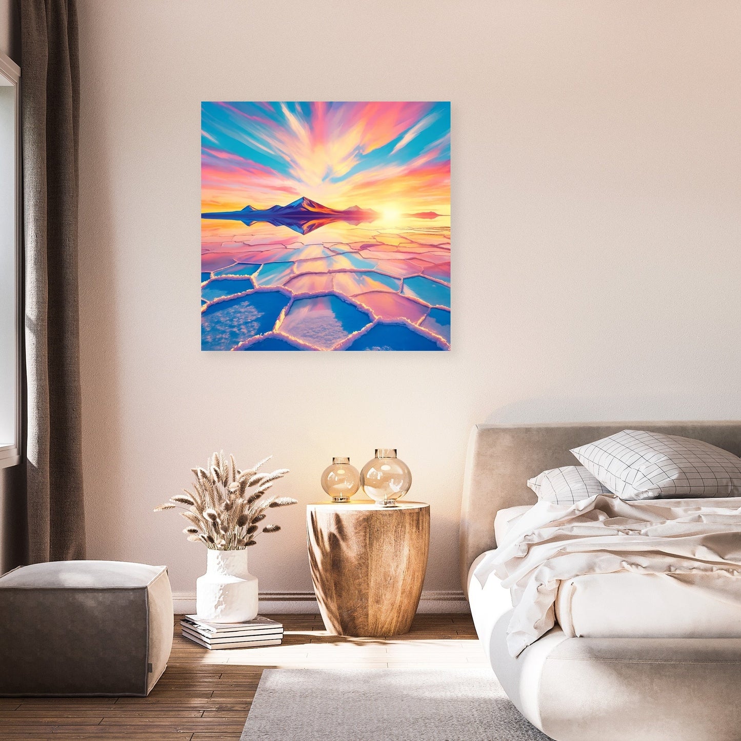 Salar de Uyuni Sunrise Canvas