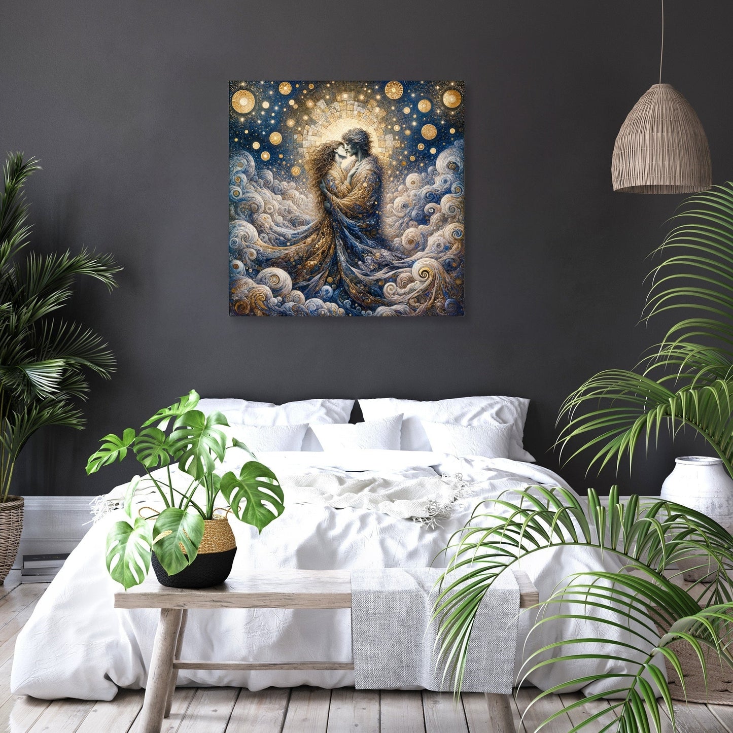 Starry Embrace Canvas
