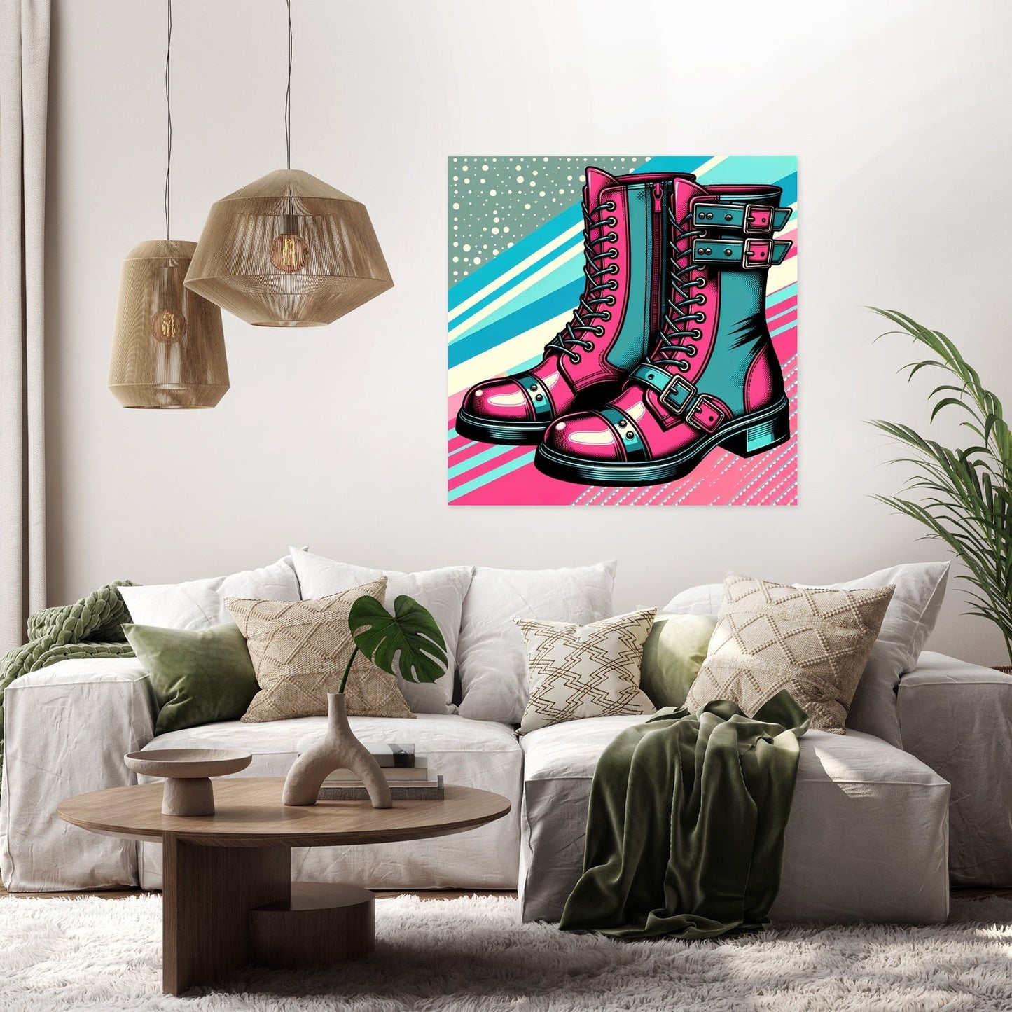 Fashion Boots Canvas