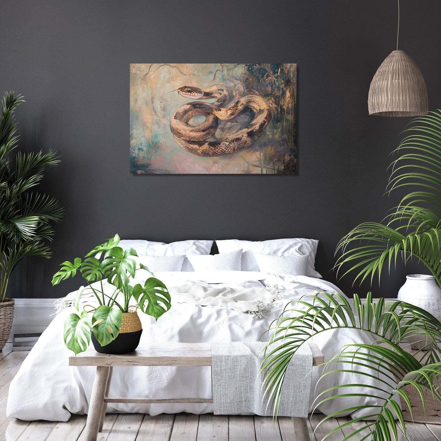 Serpentine Elegance Canvas