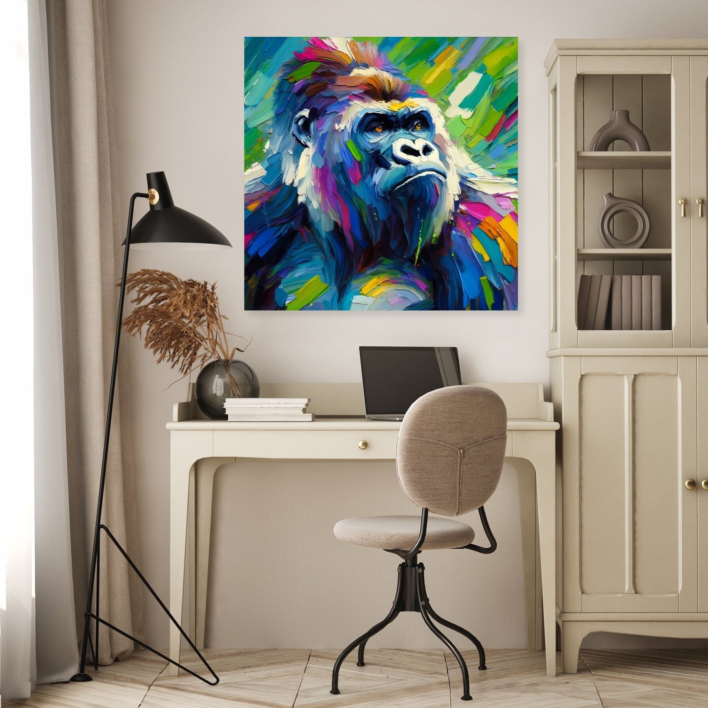 Vivid Gorilla Canvas