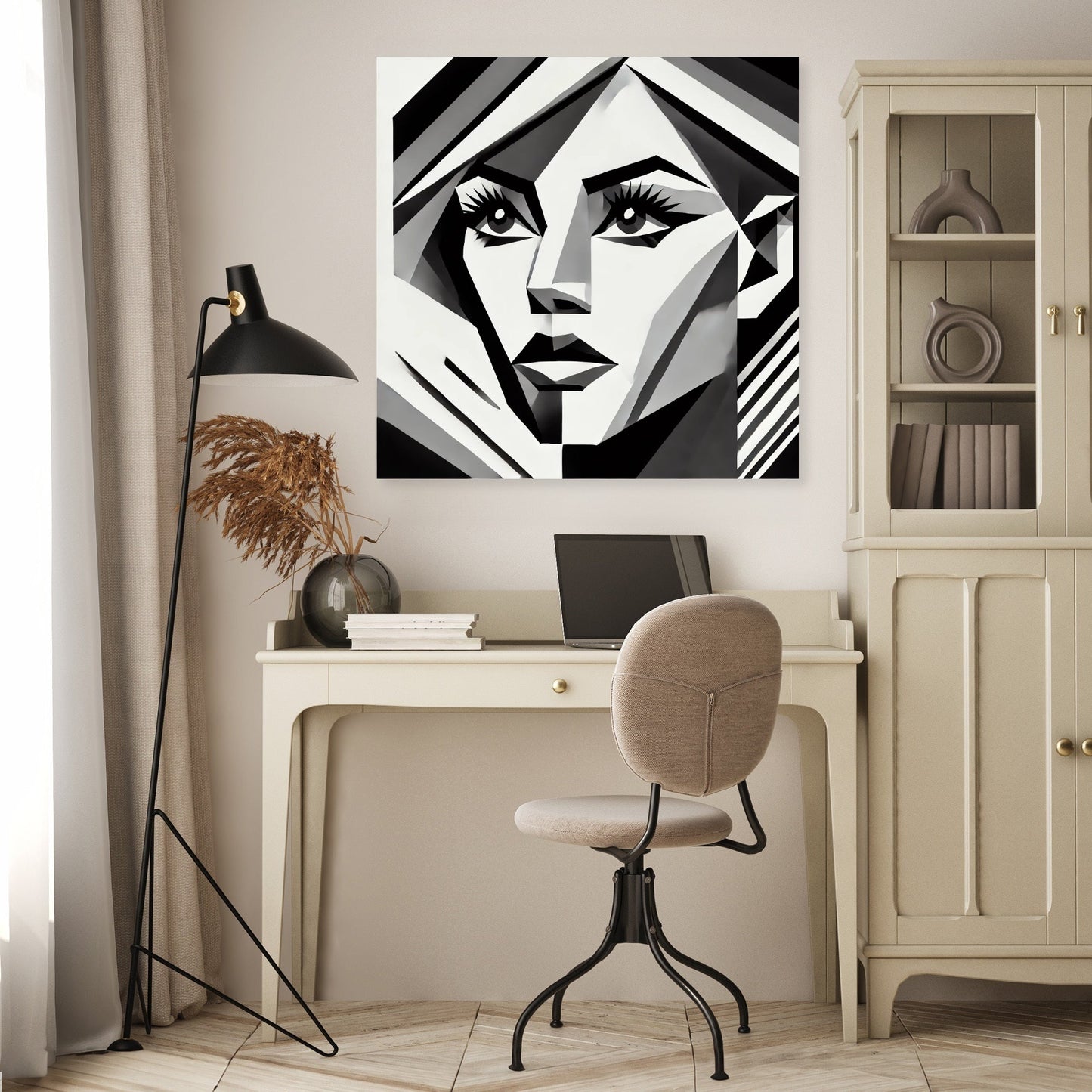 Geometric Elegance Canvas