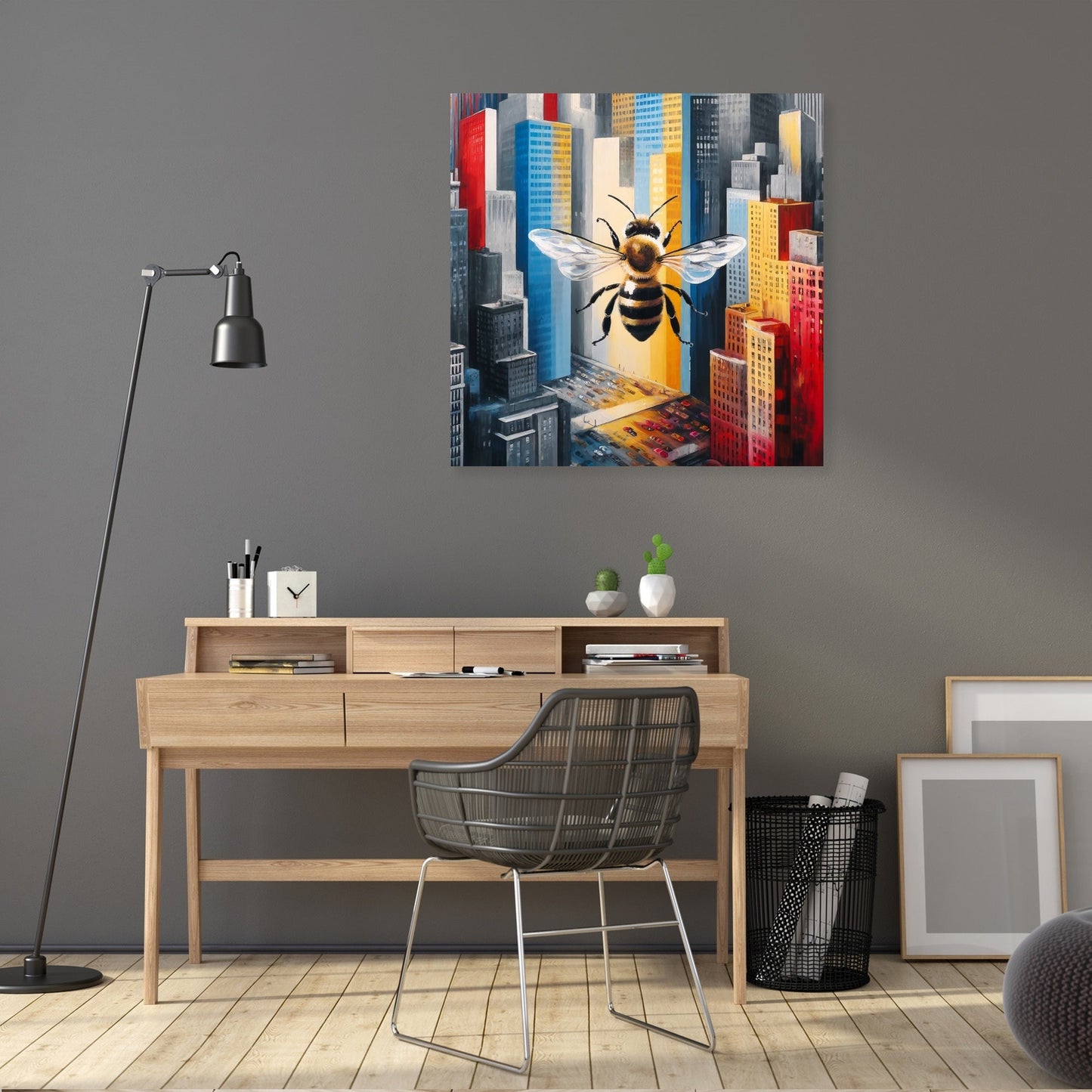 Bee in the City Canvas