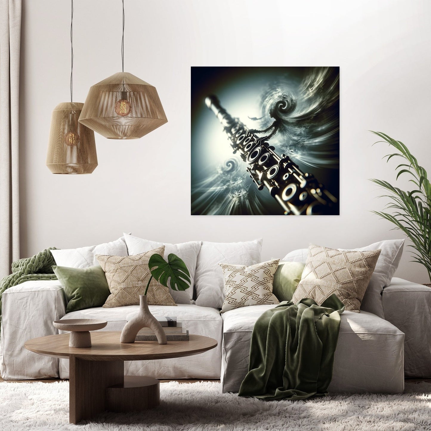 Flute's Flight Canvas