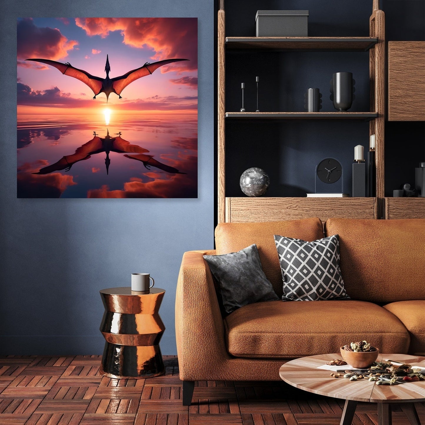 Dawn Flight Pteranodon Canvas