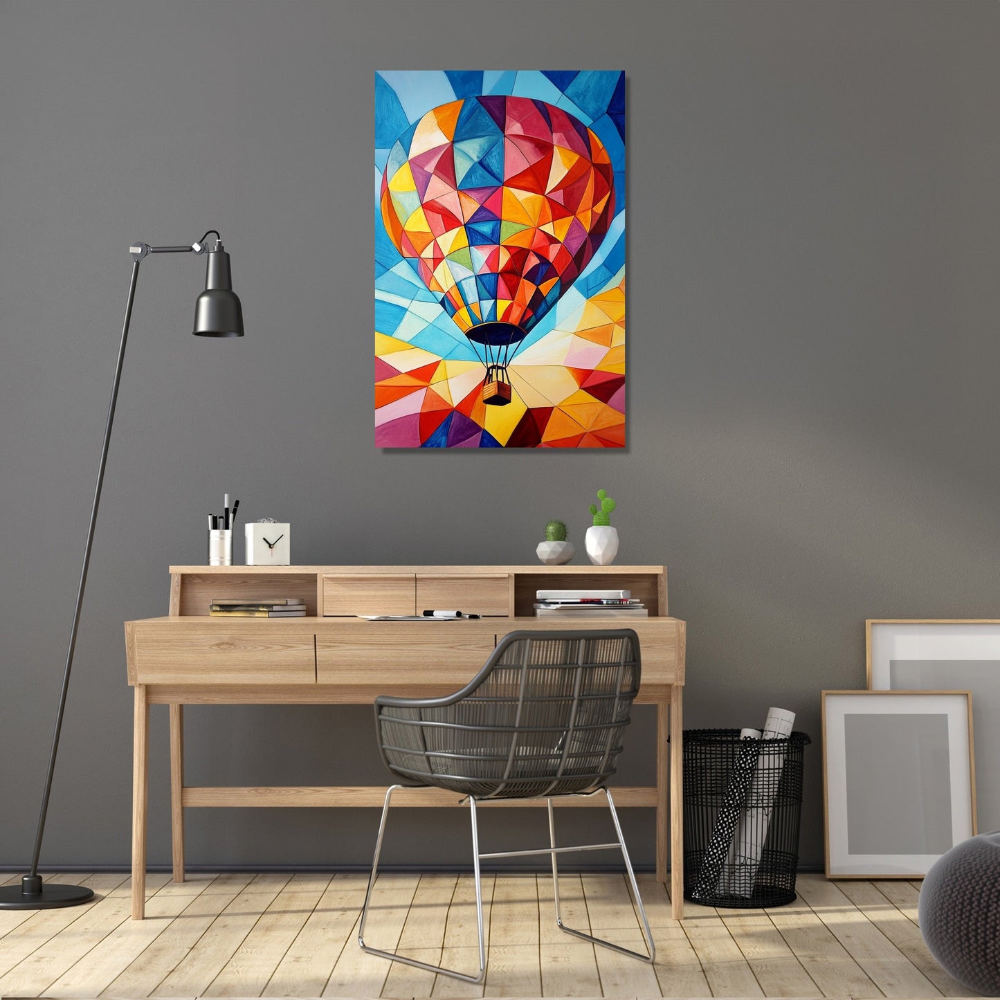 Geometric Hot Air Canvas