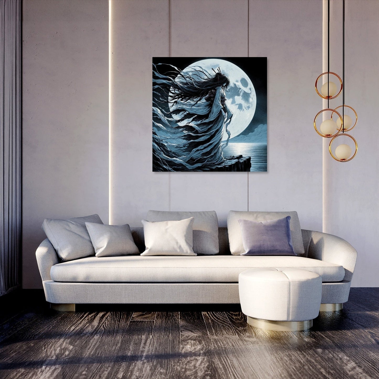 Cliffside Onryo Canvas