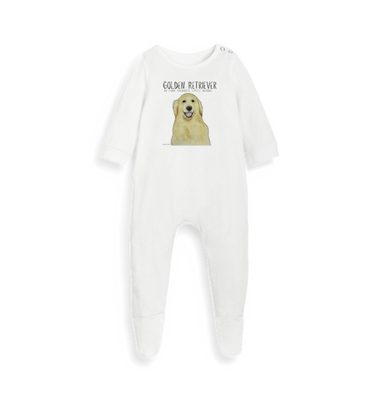 Golden Retriever Baby Sleepsuit: Sleep Like a Puppy, Dream Like a Star!